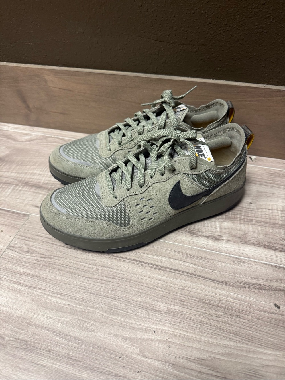 Nike C1TY “ SURPLUS” Men’s Olive Green Low-Top Sneaker with Black Swoosh